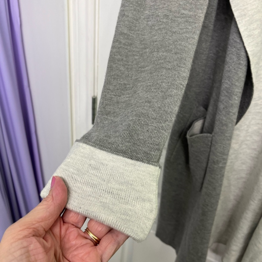 Dynamite Women’s ‘Shades of Grey’ Acrylic/Nylon/Wool Open Front Duster Size XS - Picture 2 of 8